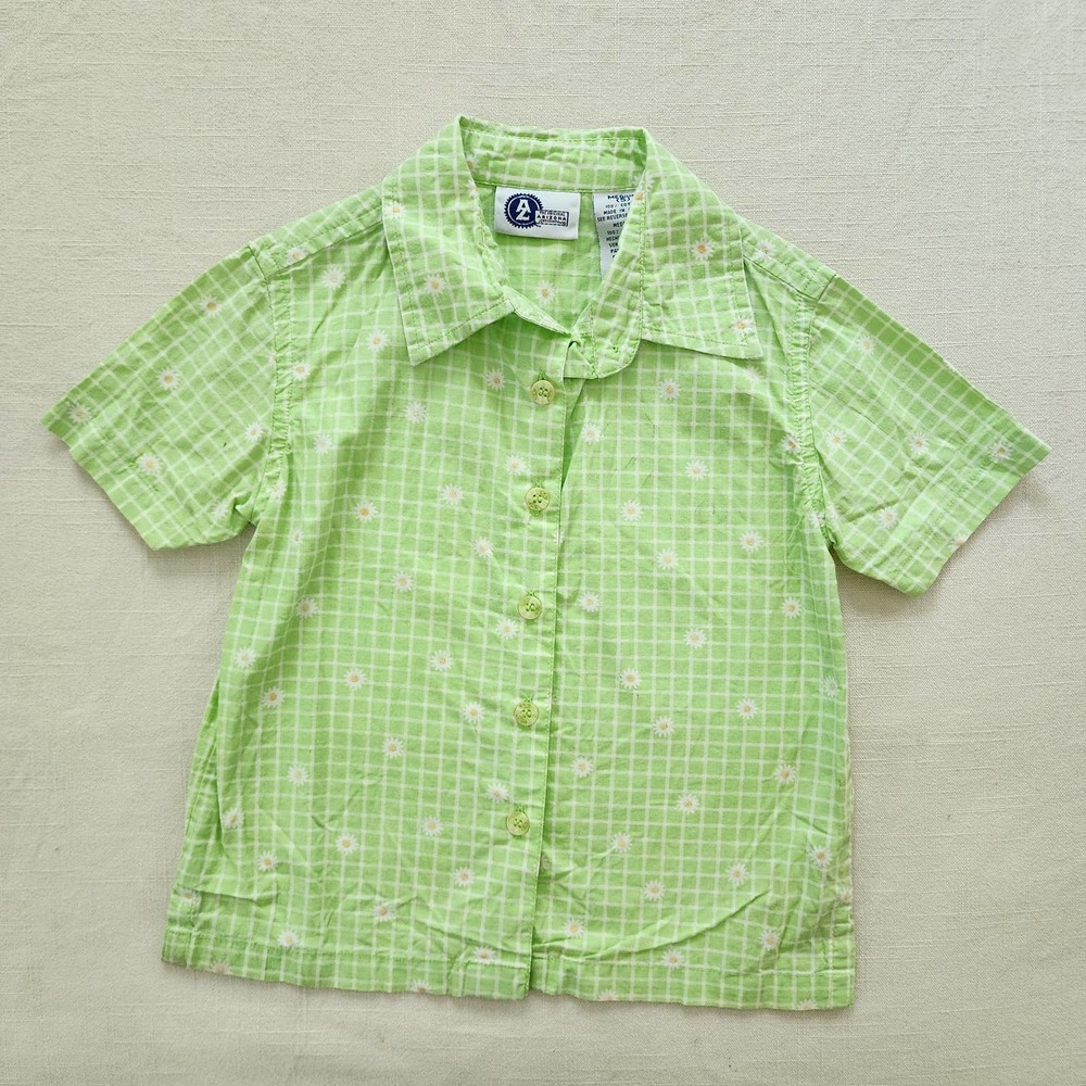 Vintage Daisy Grid Shirt 5t